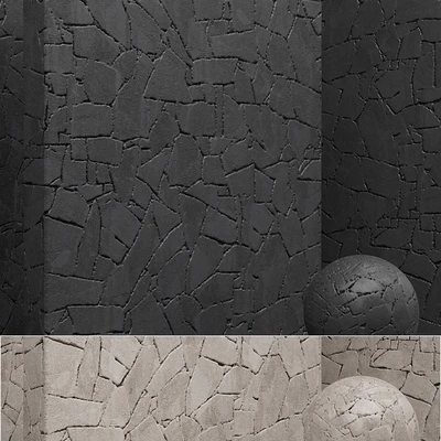 Material (seamless) - stone, panel set 84 — Ver 3