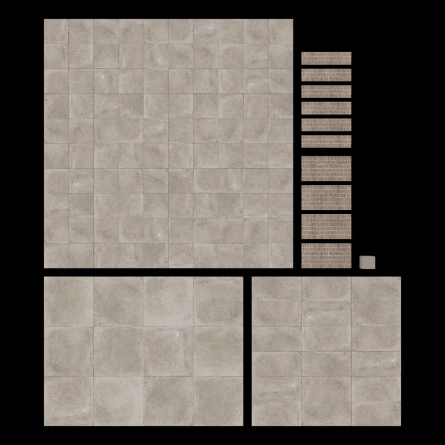 FLAVIKER Nordik Stone SAND and DOMINO SAND Tile Set — Descargar