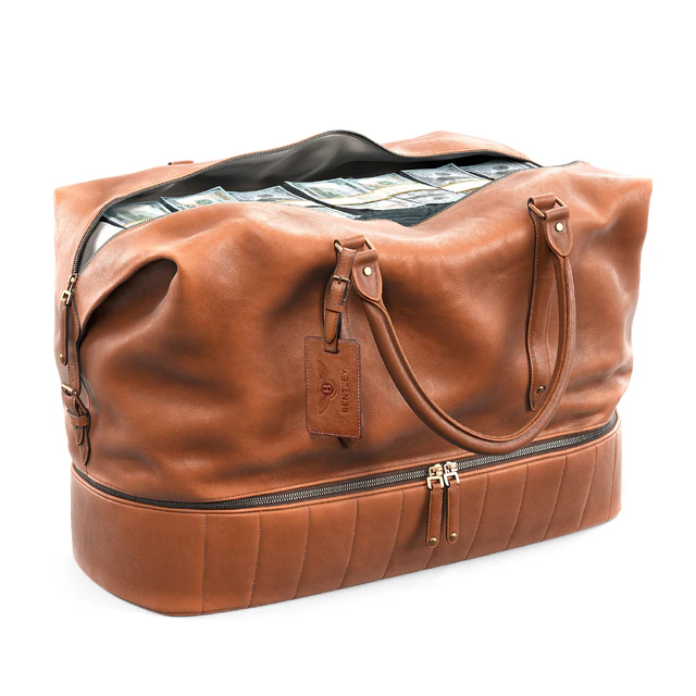 Bag Bentley Heritage Leather Holdall — Descargar