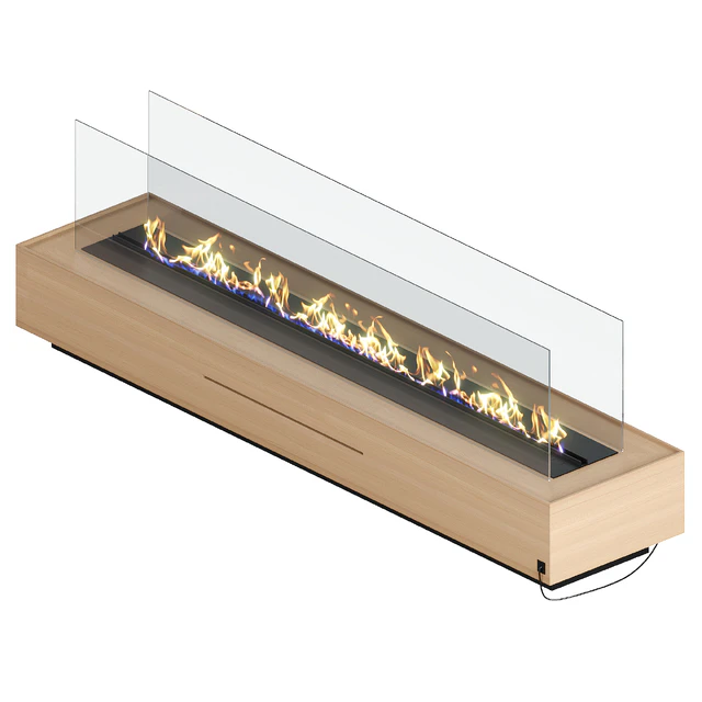 Independent wooden fireplace — Скачать