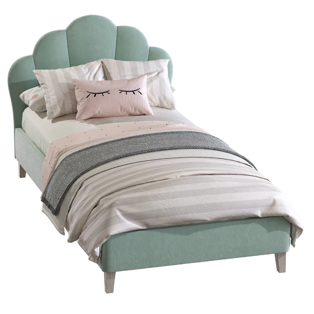 Детская кровать Shell Velvet Bedhead — Скачать