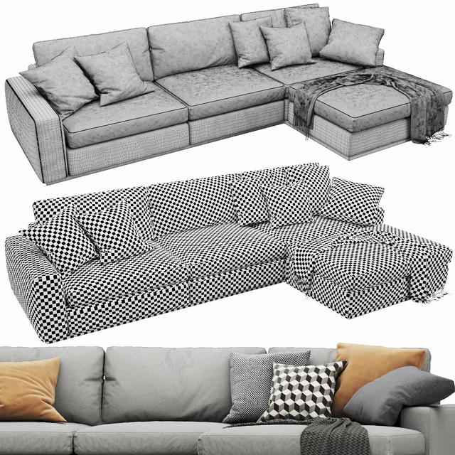 Flexform Beauty Chaise Lounge — Скачать