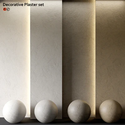 Set of decorative plaster — Ver 1