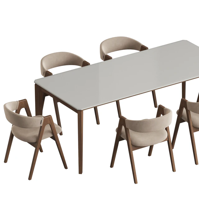 Angel Cerda Nogal Dublin Dining set — Скачать