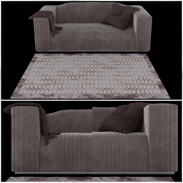 Sofa Rugiano the Cadillac and carpet Rugiano Platinum — Descargar