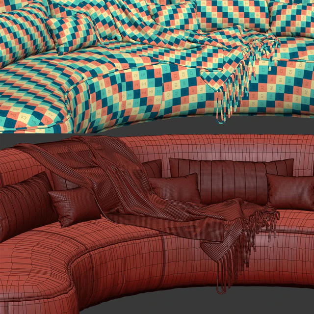 Jenifer restaurant lounge sofa JR19 / Pounded restaurant sofa — Descargar
