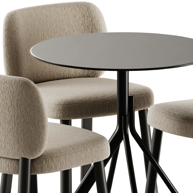 Bross Aretha Chair and Et al Main Table — Скачать