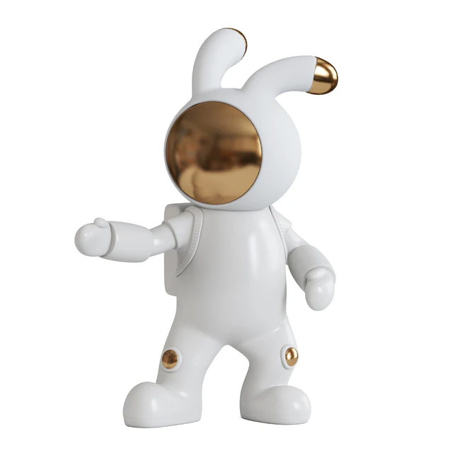 Space Rabbit sculpture — Скачать
