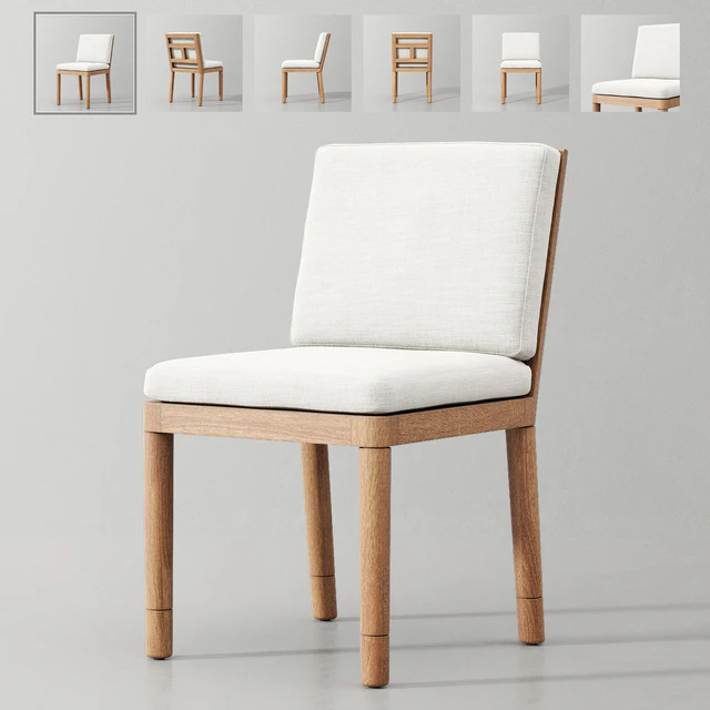 Miramar Teak Side Chair — Скачать