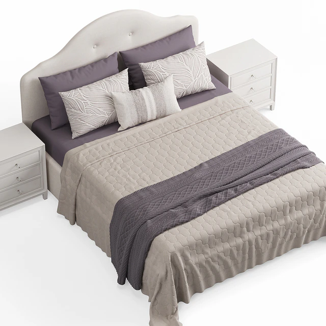 Kaussner Upholstered Bed with Encore Headboard — Descargar