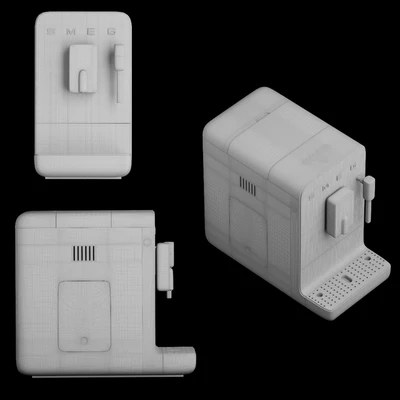 kitchen appliance1-Smeg Coffee Machine — Вид 5