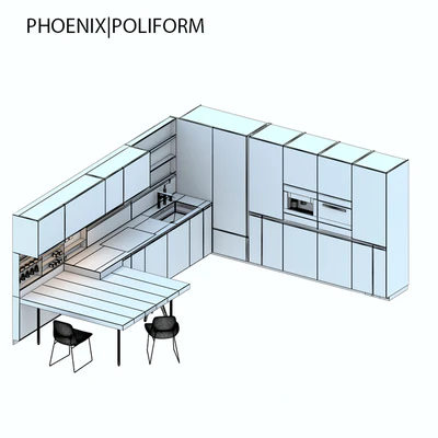 Kitchen Poliform Varenna Phoenix — Ver 3
