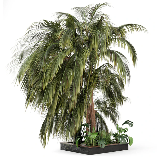 Outdoor Garden set bush and Tree - Garden Set 126 — Скачать