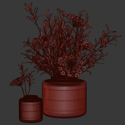 Bouquets in vases Ikea Konstfull — Ver 4