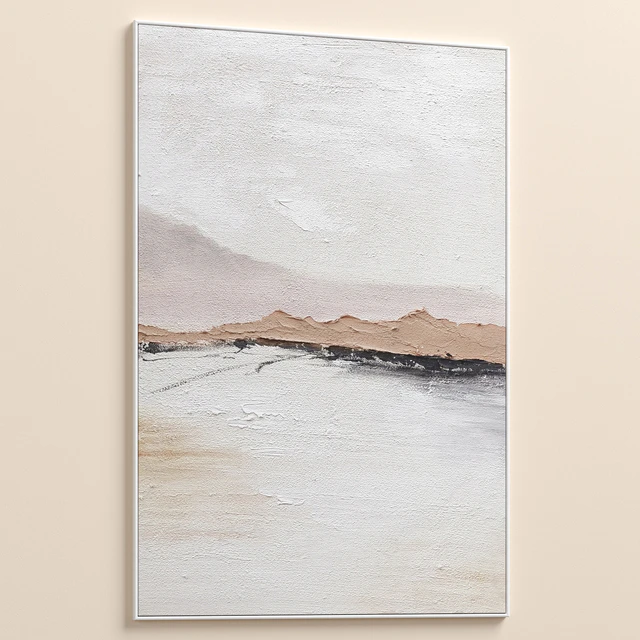 Textural Abstract Neutral Landscape Wall Art C-841 — Descargar