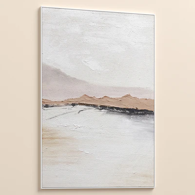 Textural Abstract Neutral Landscape Wall Art C-841 — Ver 7