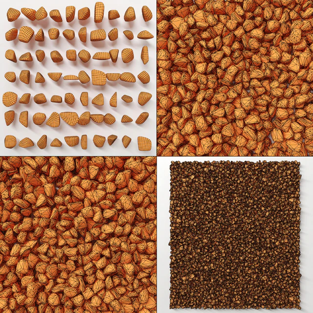 Gravel splinter decor Big kit n1 / Гравий обломочный декоративный — Скачать