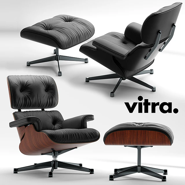 Кресло Vitra Lounge Chair — Скачать