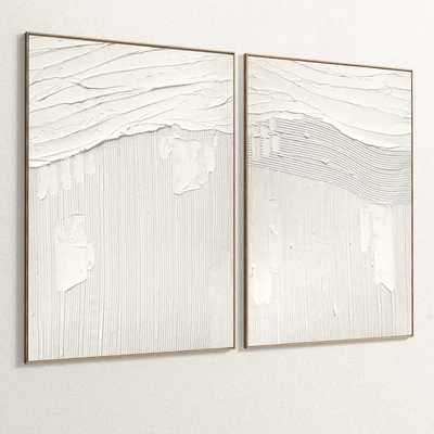 Plaster Two Photo Frame T-263 — Ver 6