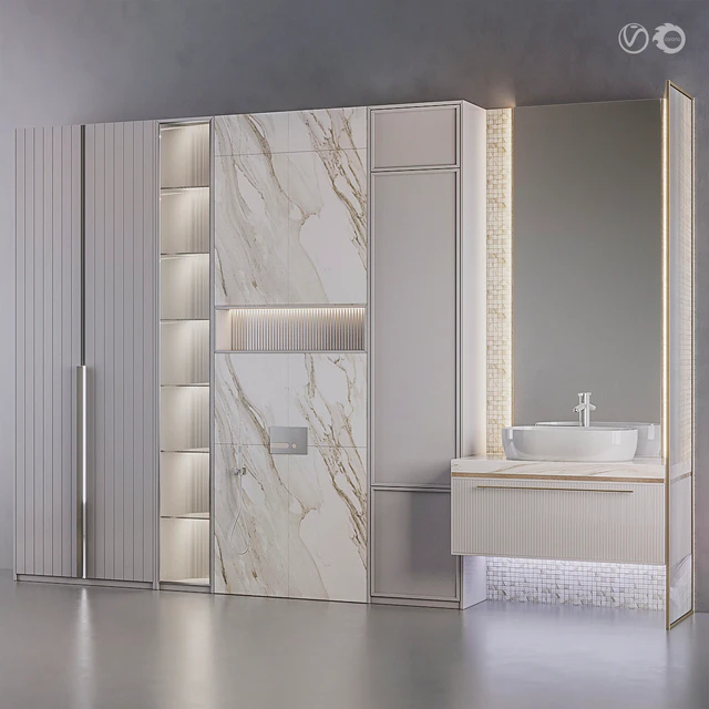 Bathroom furniture Bath Set 25 — Descargar