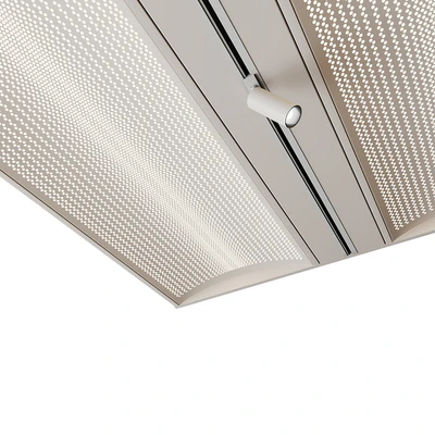 Metal Ceiling Design with lighting — Вид 6