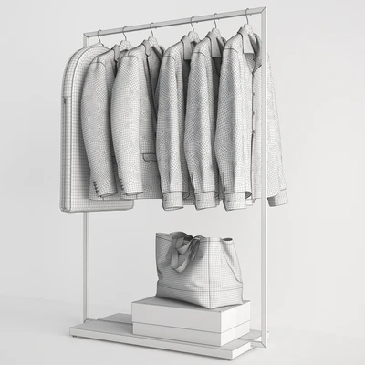 Rack with clothes 01 — Ver 2