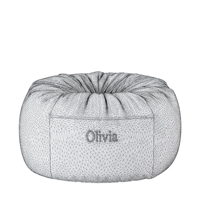 RH / WASHED VELVET BEAN BAG COVER — Descargar