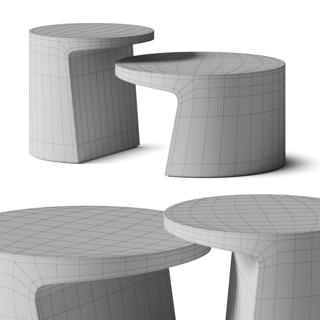 Kettal Giro Coffee Tables — Descargar