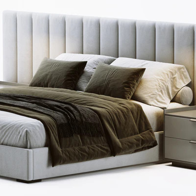 RH Modena Bed — Ver 4