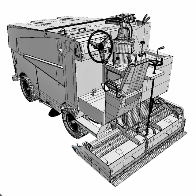 Zamboni ice filling and cleaning machine — Descargar