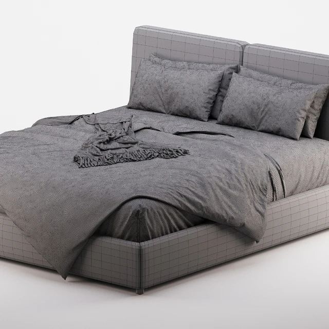 Cloud Bed Queen Cream Boucle Sundays Company — Descargar