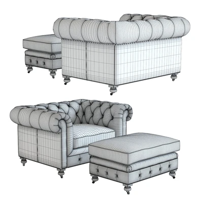 Restoration Hardware Kensington Leather Armchair — Ver 2