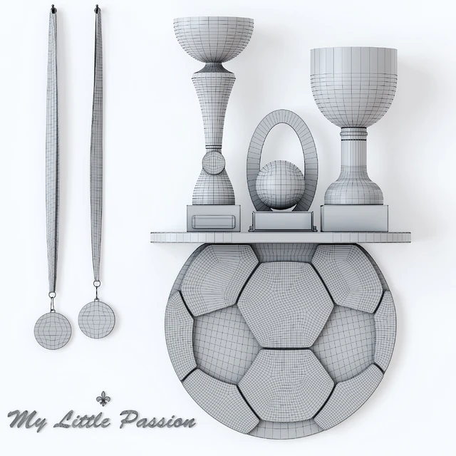 Sports awards and cups. Decor — Descargar