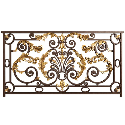 Классическое кованное ограждение.Classic Forged Fence — Вид 1