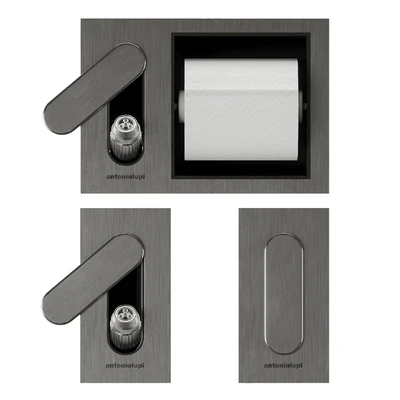 Antonio Lupi INTENSO, CARTAINTENSO Sanitary shower and paper roll holder — Ver 1