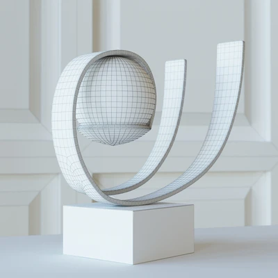 Enveloped Sphere Sculpture — Ver 2