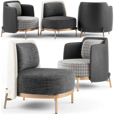Minotti Tape armchairs — Ver 1