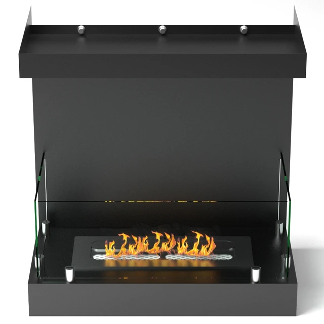 Built-in biofireplace Lux Fire Front 440 S — Descargar