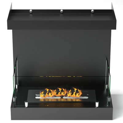 Built-in biofireplace Lux Fire Front 440 S — Ver 5