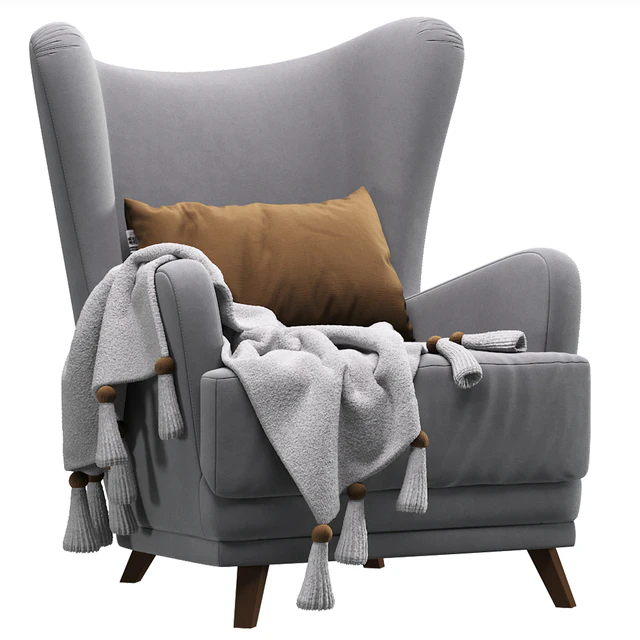Armchair Oxford Velvet Yellow by Divan.ru / Кресло Оксфорд Velvet Emerald — Скачать