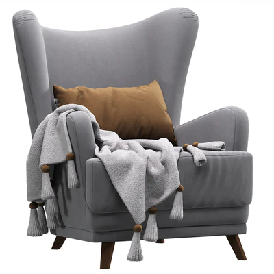 Armchair Oxford Velvet Yellow by Divan.ru / Кресло Оксфорд Velvet Emerald — Вид 6