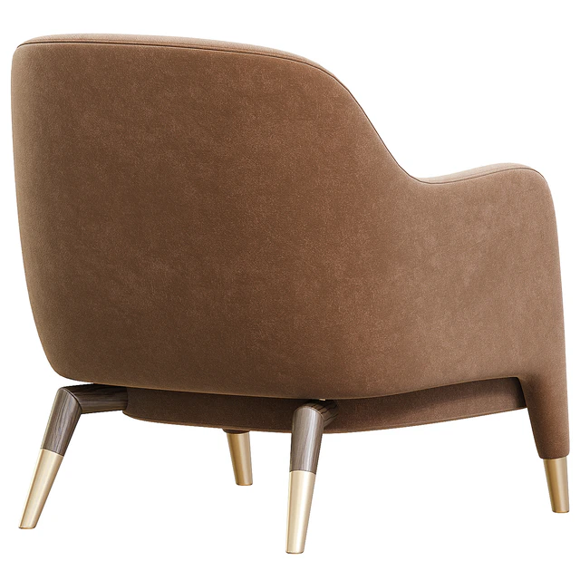 Armchair in Linen Molteni — Скачать