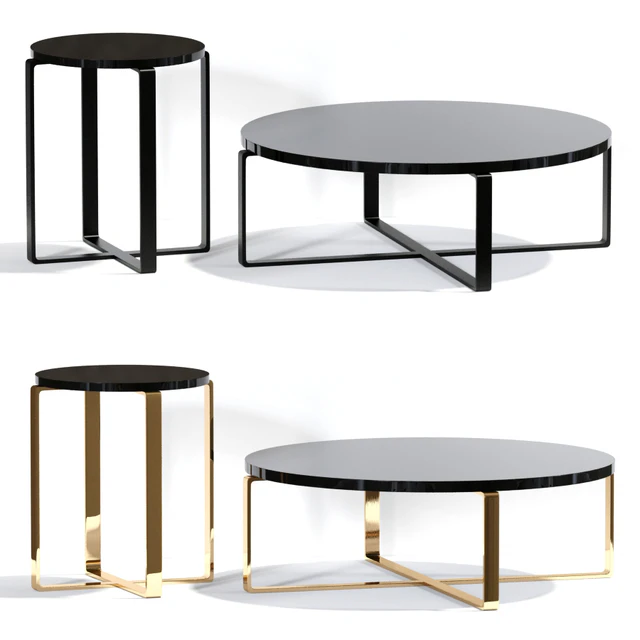 Rosa Round Marble Coffee Table And Sofa Table — Скачать