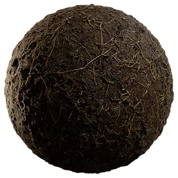 dried grass on damp soil 014 — Скачать