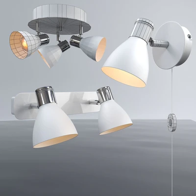 Ceiling and wall light from MARKSLOJD, Sweden, HUSEBY. — Ver 2