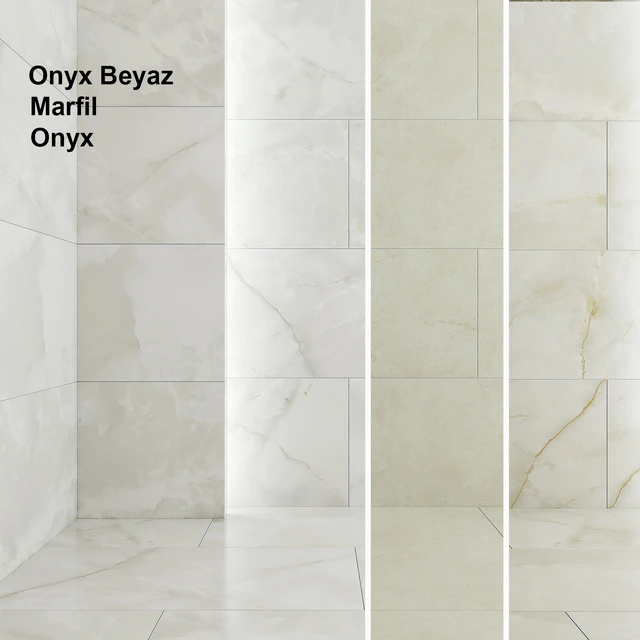 Плитка Kale Marfil Onyx Beyaz — Скачать
