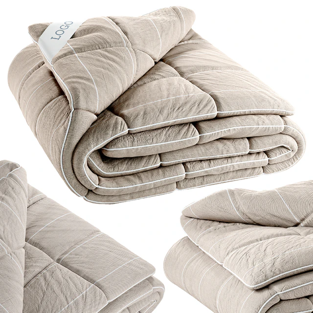 Folded Duvet with Label — Descargar