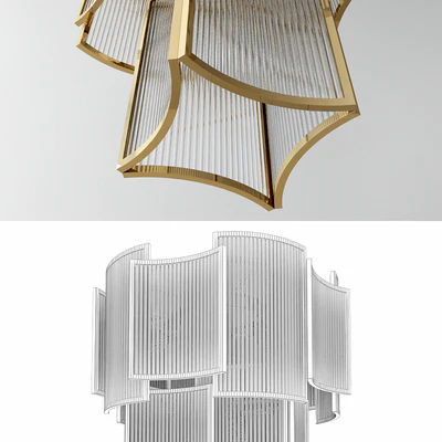 Chandelier EICHHOLTZ jet set — Ver 3