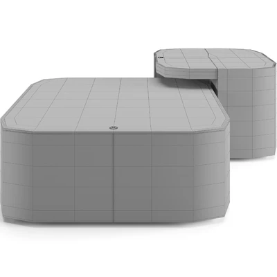 Luxence Luxury Living Parsons coffee tables set — Вид 7