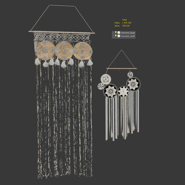 Macrame set. Dream Catcher. 2 models — Descargar